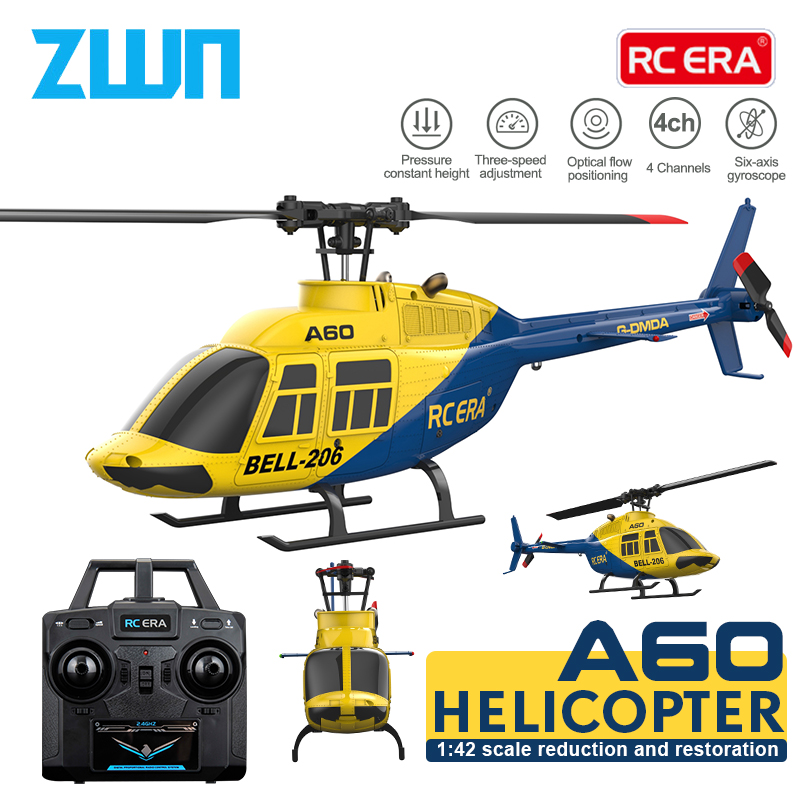 Rc Hobby Grade Helicopter - Helicóptero A60 RC 2,4G giroscopio de