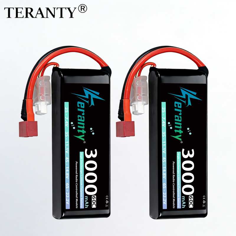Rc Hobby Model - Batería Lipo TERANTY 2S 3000mAh 7.4V