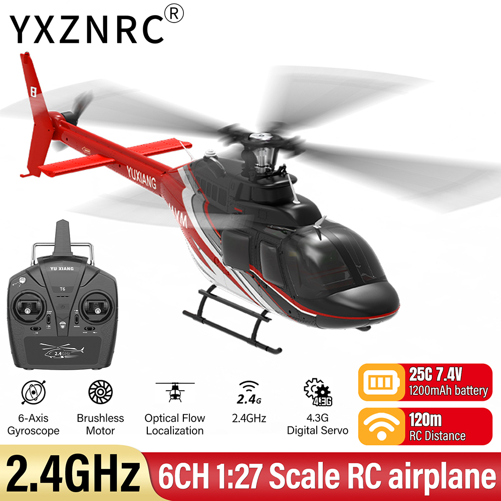 Rc Hobby Grade Helicopter - Avión RC YU XIANG 2.4G 6CH,