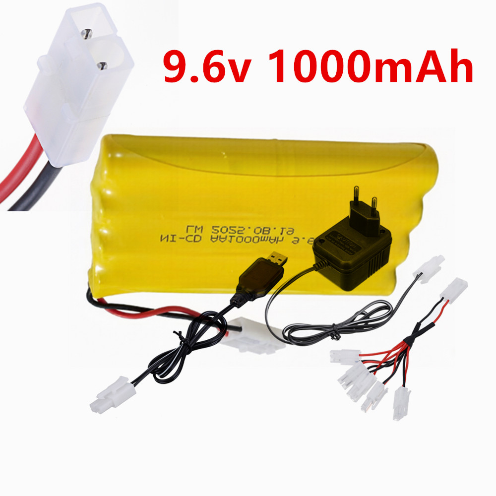 Rc Hobby Model - Batería recargable Ni-CD AA de 9.6v
