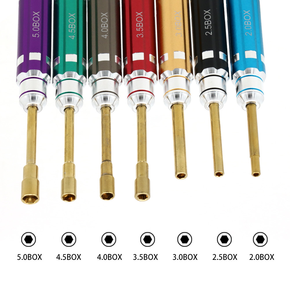 Rc Hobby Electric Screwdriver - Destornillador hexagonal RC de mango corto,