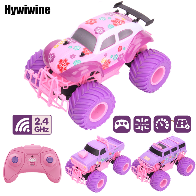 Yunshen Rc Hobby - Rosa RC coche accionamiento eléctrico todoterreno