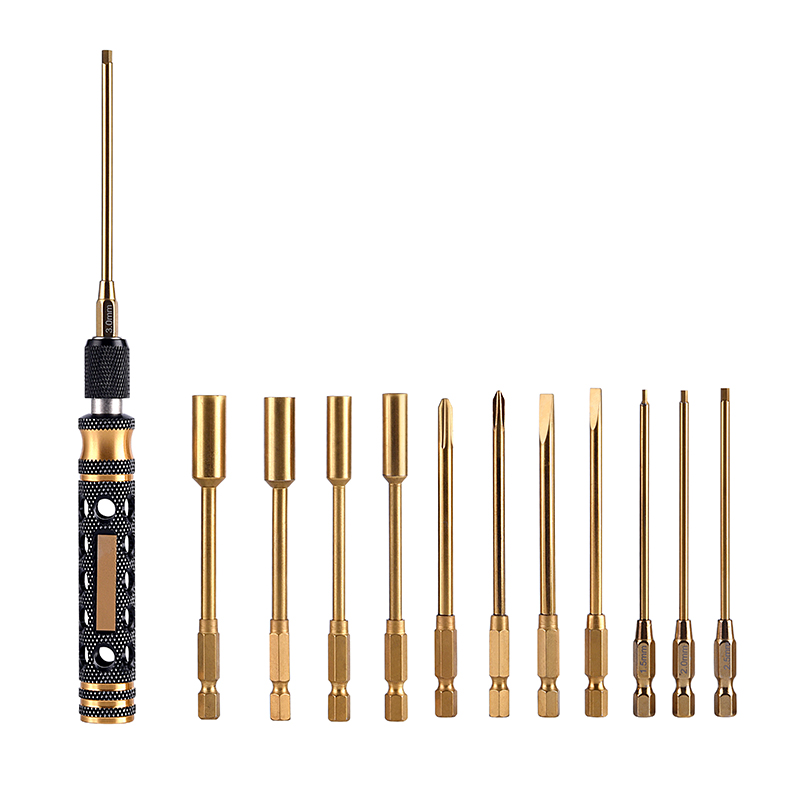 Rc Hobby Electric Screwdriver - Juego de destornilladores 12 en 1