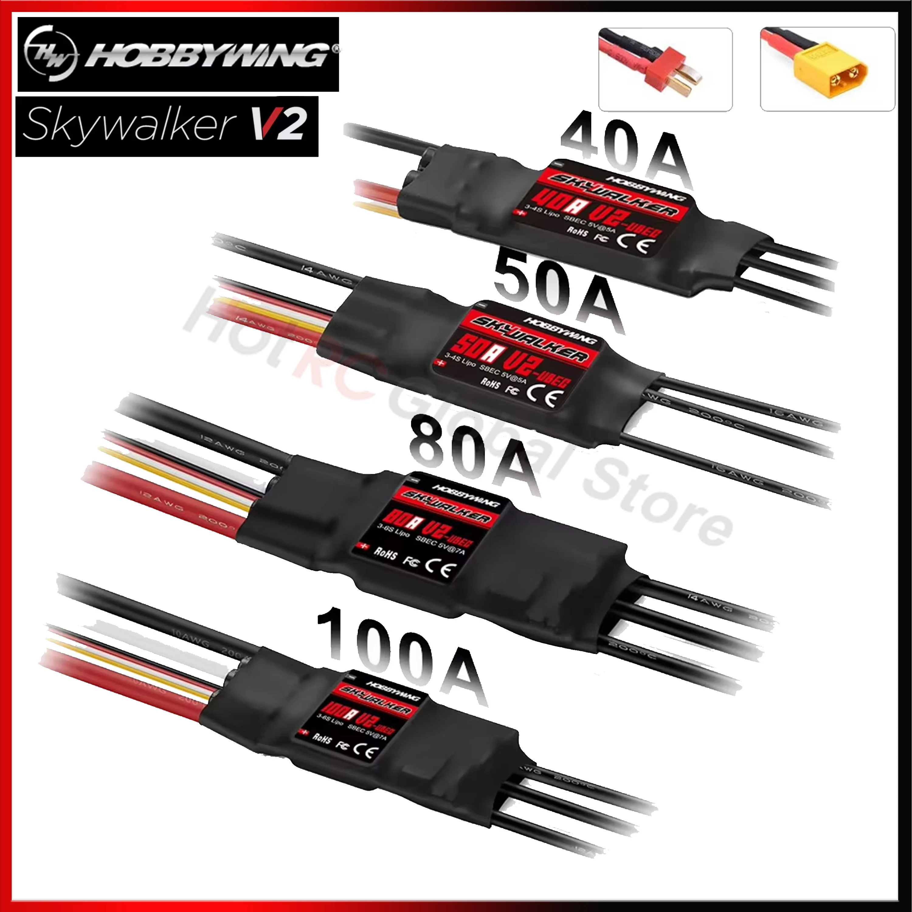 Rc Hobby Model - HOBBYWING Skywalker-CONTROLADOR DE VELOCIDAD ESC sin