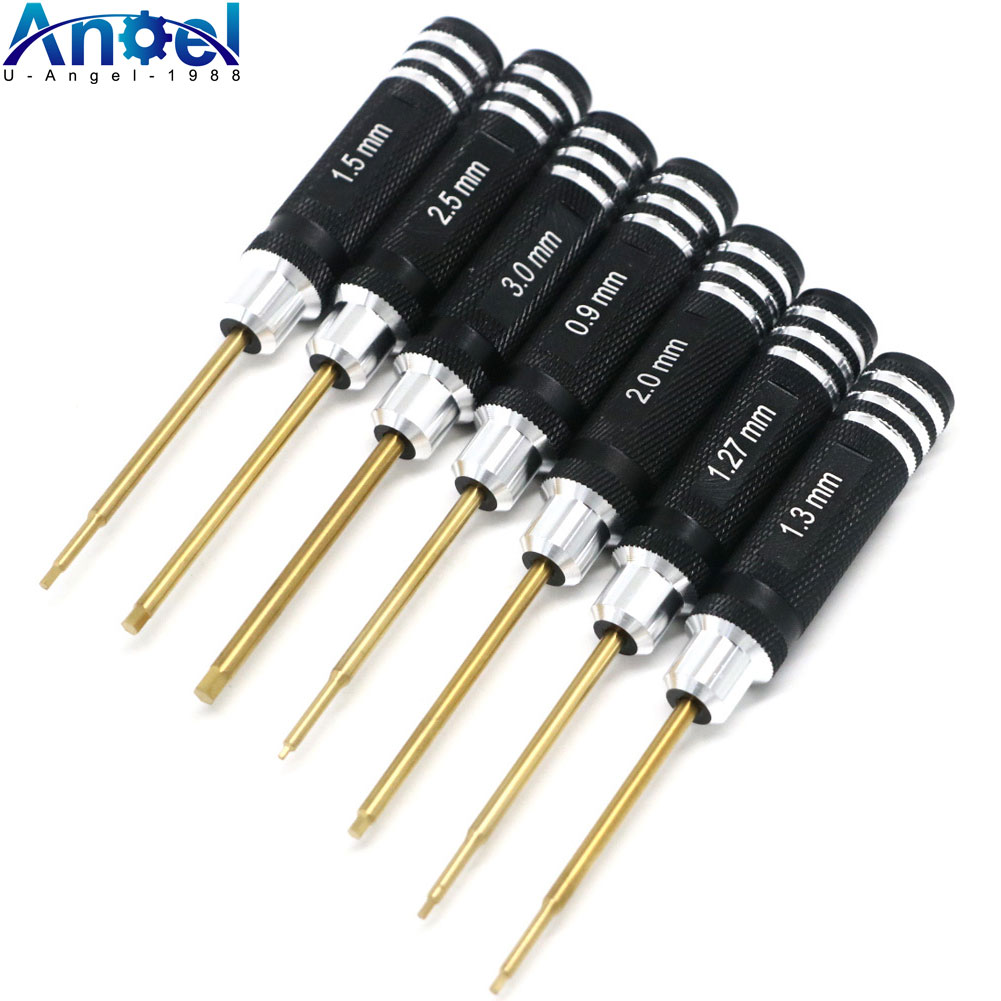 Rc Hobby Electric Screwdriver - Mini Destornillador hexagonal de precisión Chapado