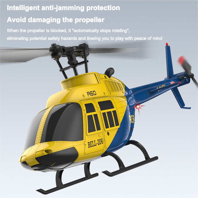 Helicóptero A60 RC 2,4G girosc - Rc Hobby Grade Helicopter reseña y precio