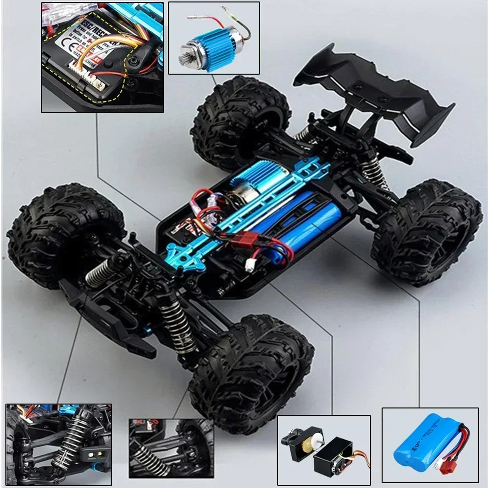 WLtoys-coche RC grande a escal - Rc Hobby Grade Truck reseña y precio