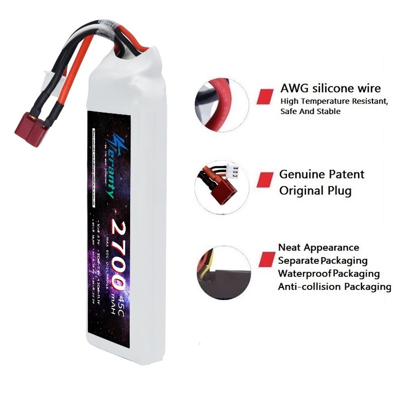1/3 Uds 2S 7,4 V batería Lipo  - Rc Hobby Model reseña y precio