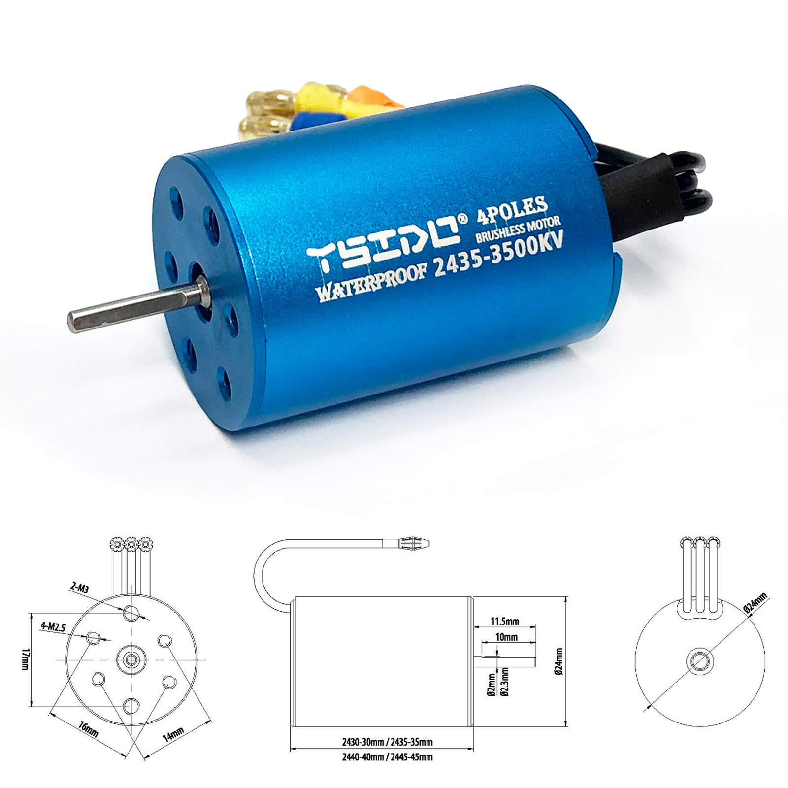 YSIDO-Motor sin escobillas par - Rc Remo Hobby reseña y precio