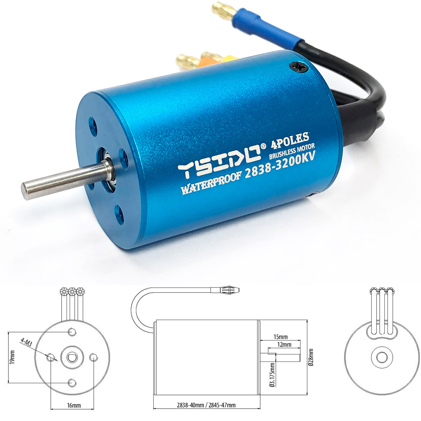 YSIDO-Motor sin escobillas par - Rc Remo Hobby reseña y precio
