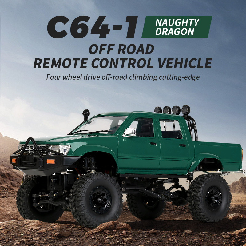 Coche de escalada WPL C64 4WD  - Rc Hobby Grade Truck reseña y precio