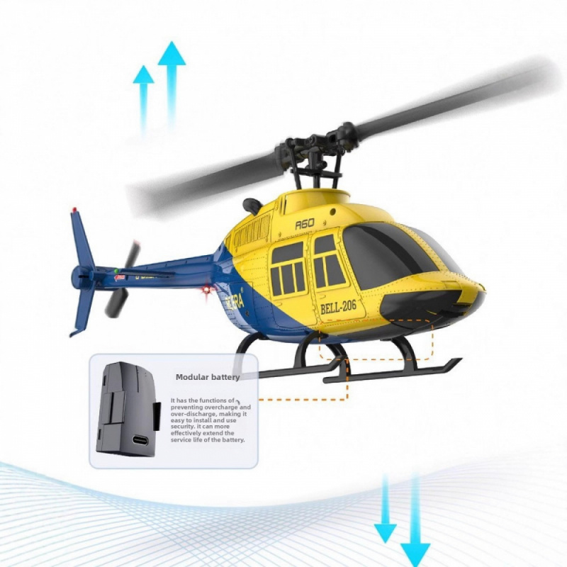 Helicóptero RC ERA A60 con fun - Rc Hobby Grade Helicopter reseña y precio