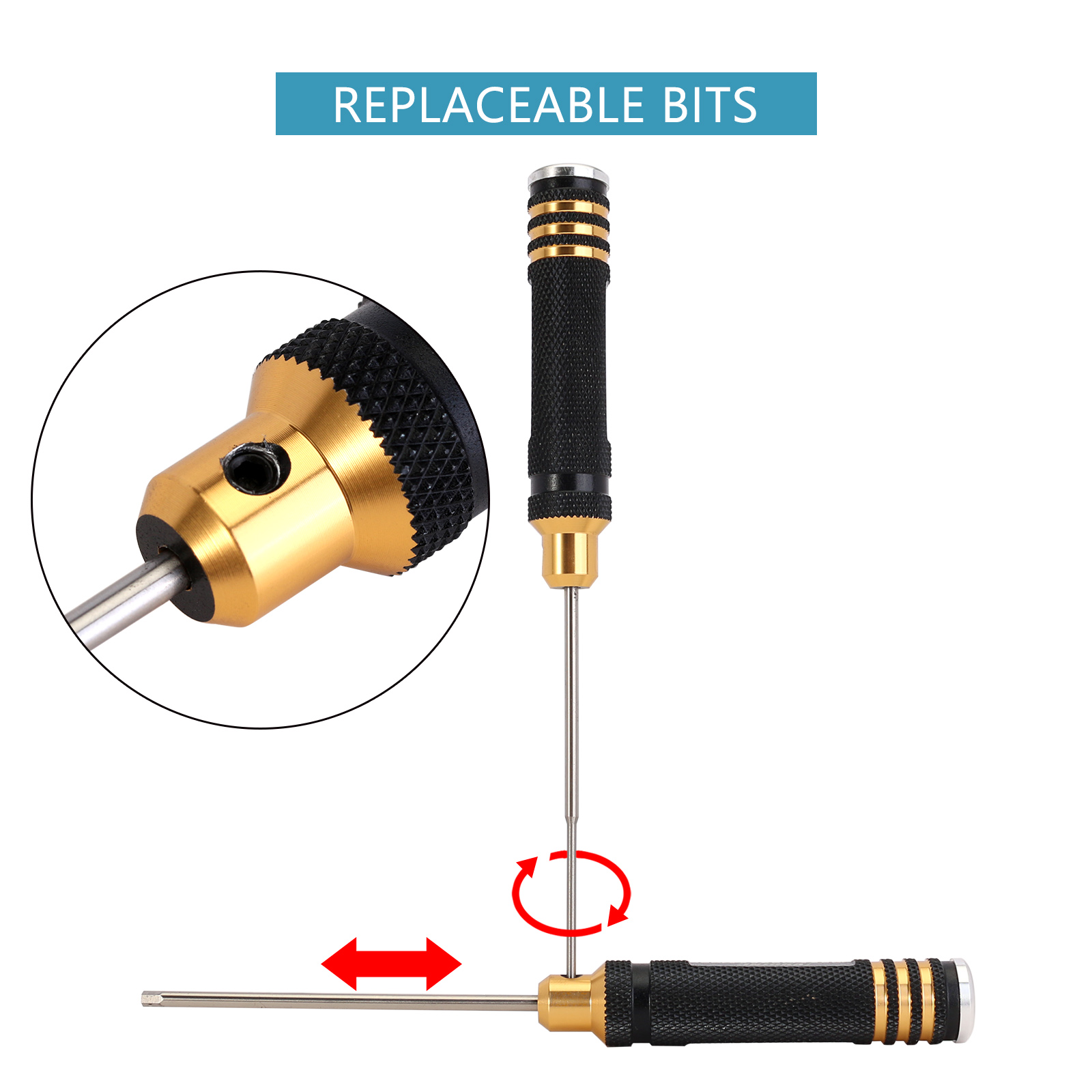 INJORA 7 Uds HSS juego de dest - Rc Hobby Electric Screwdriver reseña y precio