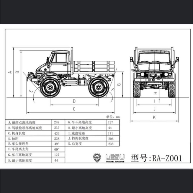 KIT 4*4 LESU UM406 RC Metal Cr - Rc Hobby Off Road reseña y precio