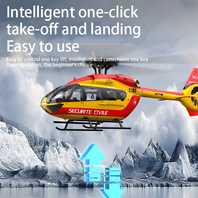 Helicóptero C190 RC 2,4G giros - Rc Hobby Grade Helicopter reseña y precio