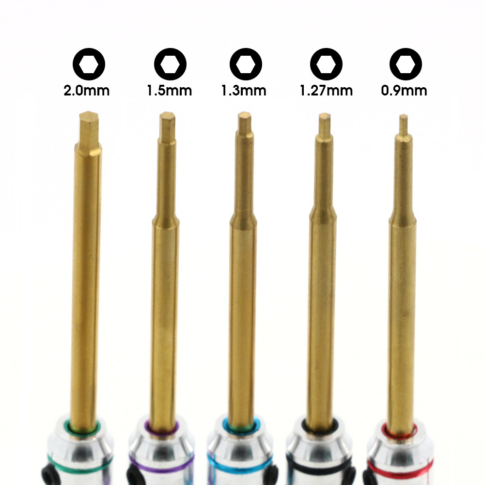 5 unids/set RC Mini 0,9mm 1,27 - Rc Hobby Electric Screwdriver reseña y precio